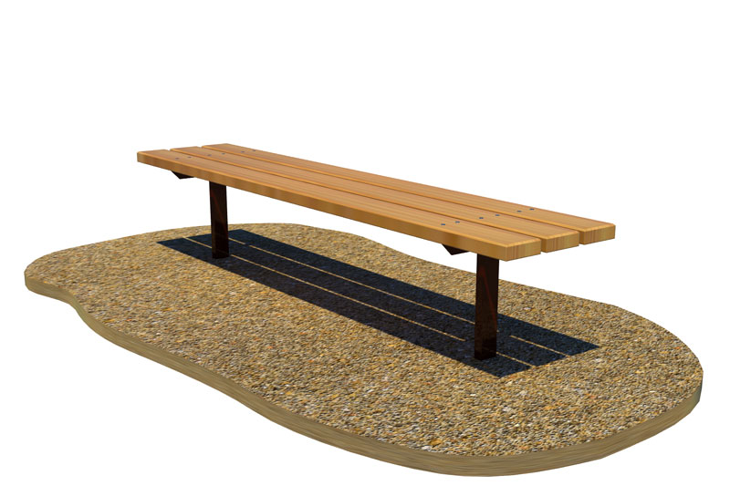 Park Bench (wood) IV